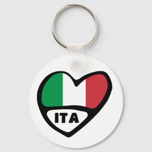 Italien - Ländercode - Schlüsselanhänger, ITA Schlüsselanhänger