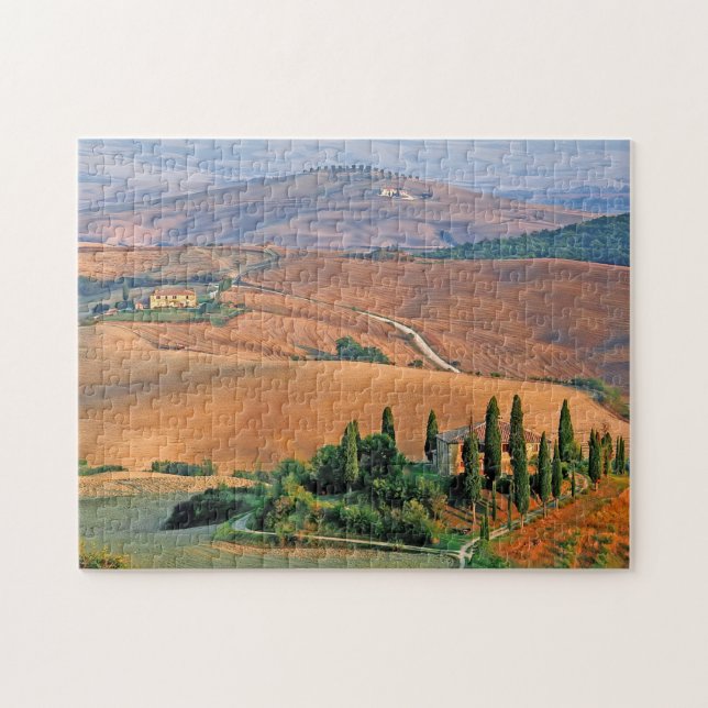 Italien landschaftlicher Toskana Sommer (Horizontal)
