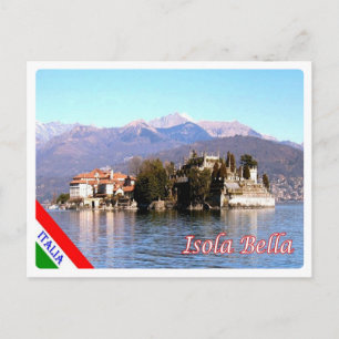 Italien - Langensee - Isola Bella - Postkarte