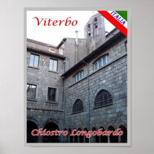 Italien - Latium - Kloster Longobard - Poster