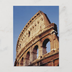 Italien, Latium, Rom, das Kolosseum bei Sonnenunte Postkarte