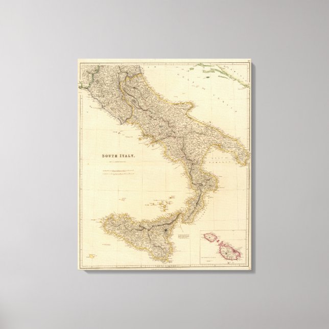 Italien Leinwanddruck (Vorderseite)