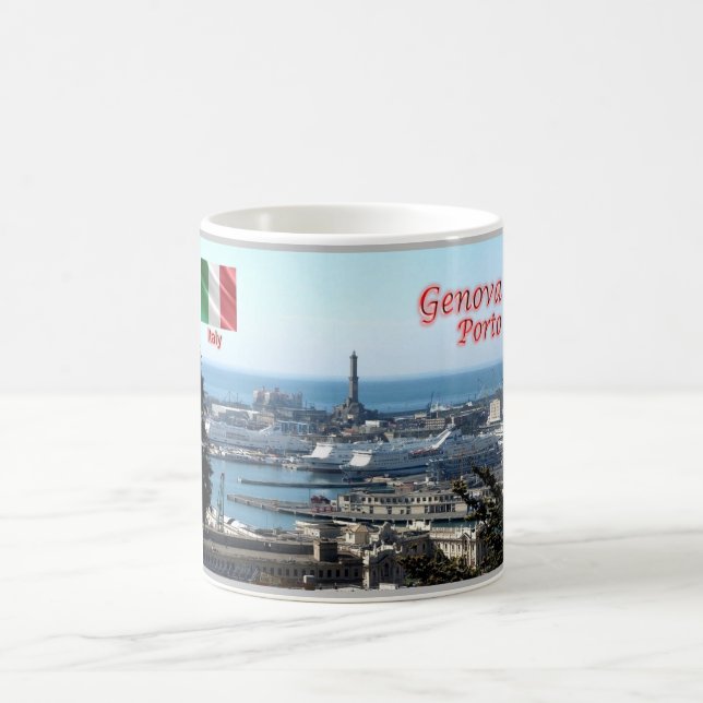 Italien - Ligurien - Genua - Hafen - Kaffeetasse (Mittel)