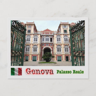 Italien - Ligurien - Genua - Königlicher Palast - Postkarte