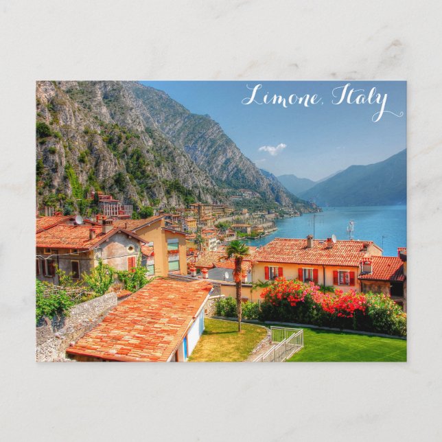 Italien Limone Sur Garda Postkarte (Vorderseite)