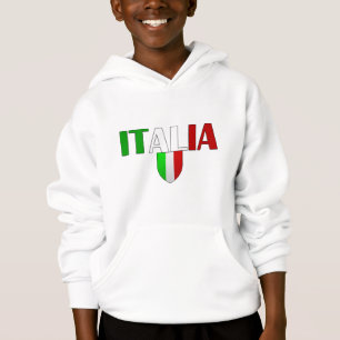 Italien-Logoflagge von Italien-Schild für Hoodie