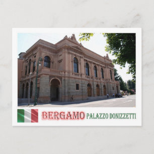 Italien - Lombardei - Bergamo - Theater Donizzetti Postkarte