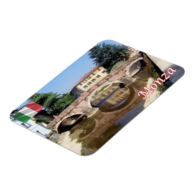 Italien - Lombardei - Monza - Brücke San Gerardino Magnet (Linke Seite)