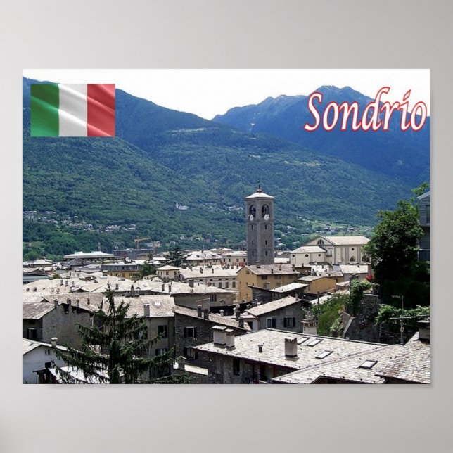 Italien - Lombardei - Sondrio - Poster (Vorne)