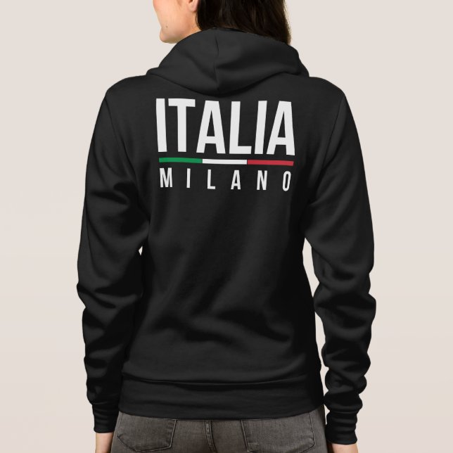 Italien Mailand Hoodie (Rückseite)