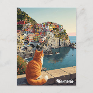 Italien Manarola Cinqua Terra Postkarte