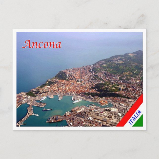 Italien - März - Ancona - Postkarte (Vorderseite)