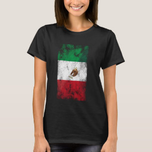Italien Mexiko Flaggen - Mexikanisch-Italienisch T-Shirt
