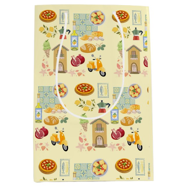 Italien Mittlere Geschenktüte (Vorderseite)