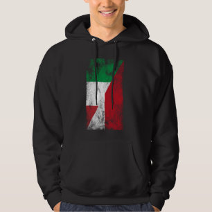 Italien Monaco Fahnen - Italienischer Monégasque,  Hoodie