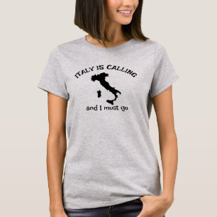 Italien nennt Design T - Shirt