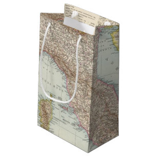 Italien nordliche Halfte, Karte von Norditalien Kleine Geschenktüte