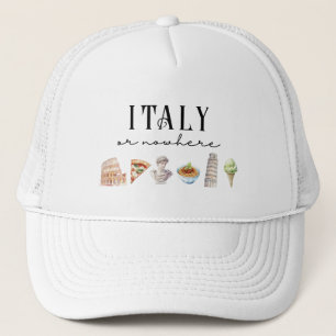Italien oder nirgendwo Italien Inspiriert Truckerkappe