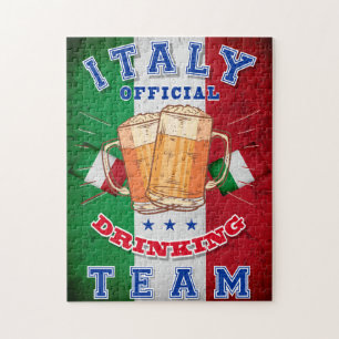 Italien Offizielles Trinkteam. Schönes Bier