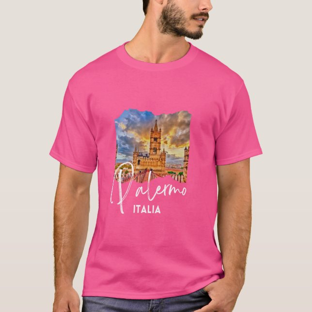 Italien Palermo Souvenir Palermo 1 T-Shirt (Vorderseite)