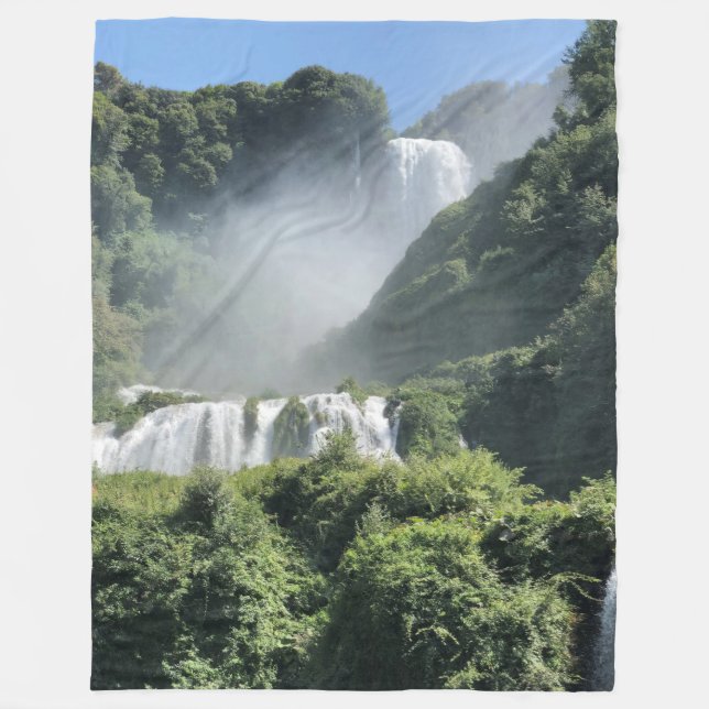 Italien Parks Nera River Park Marmore Falls Fleece (Vorderseite)