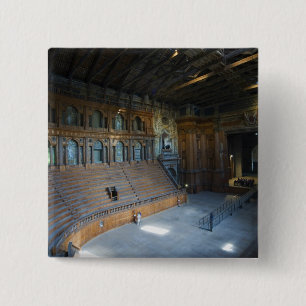 Italien, Parma, Teatro Farnese Button