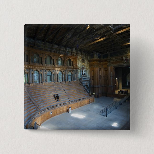 Italien, Parma, Teatro Farnese Button (Vorderseite)