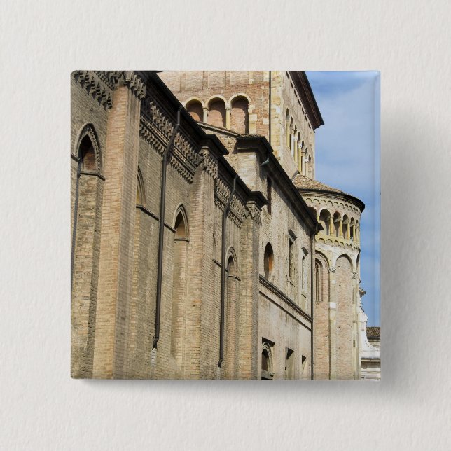 Italien, Parma, Turm der Kirche San Giovanni Button (Vorderseite)