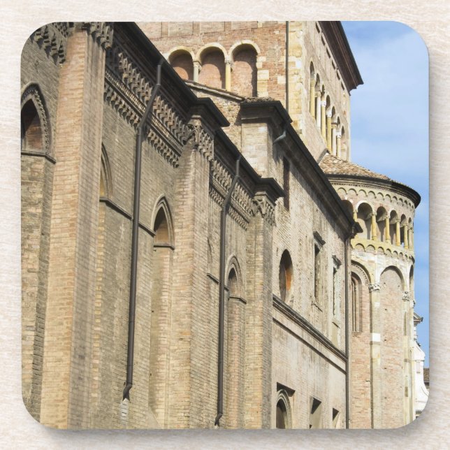Italien, Parma, Turm der Kirche San Giovanni Getränkeuntersetzer (Vorderseite)