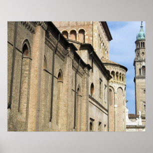 Italien, Parma, Turm der Kirche San Giovanni Poster