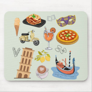Italien perfekter Urlaub Mousepad