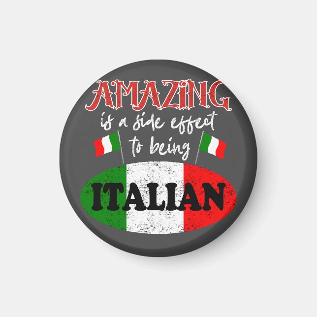 Italien Phantastischer italienischer Proud Funny S Magnet (Vorne)
