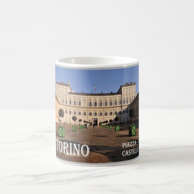Italien - Piemont - Turin - Burgplatz - Kaffeetasse (Mittel)