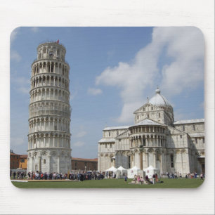 Italien, Pisa. Schiefer Turm von Pisa und Mousepad