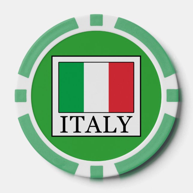 Italien Pokerchips (Vorderseite)