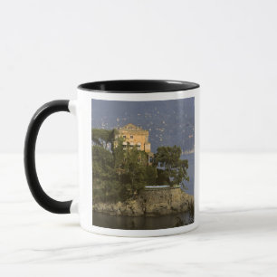 Italien, Portofino. Malerisches Leben an der Tasse