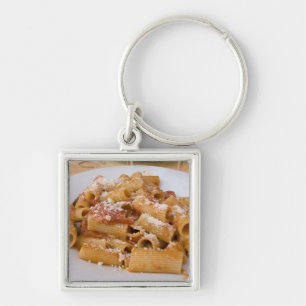 Italien, Positano. Anzeigeplatte von Rigatoni. Schlüsselanhänger