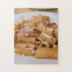 Italien, Positano. Anzeigetafel von Rigatoni