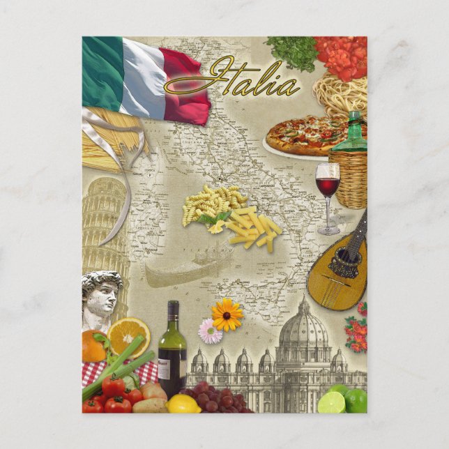 Italien Postkarte (Vorderseite)