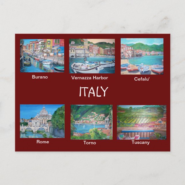 Italien - Postkarte (Vorderseite)