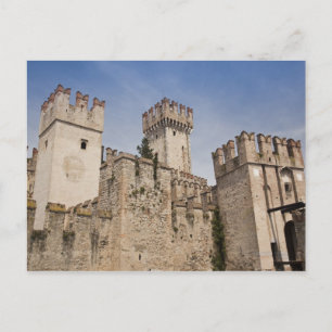 Italien, Provinz Brescia, Sirmione. Castello 2 Postkarte