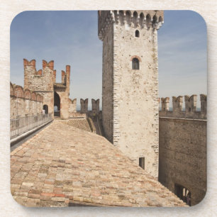 Italien, Provinz Brescia, Sirmione. Castello 4 Getränkeuntersetzer