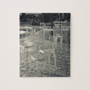 Italien, Provinz Brescia, Sirmione. Seecafé