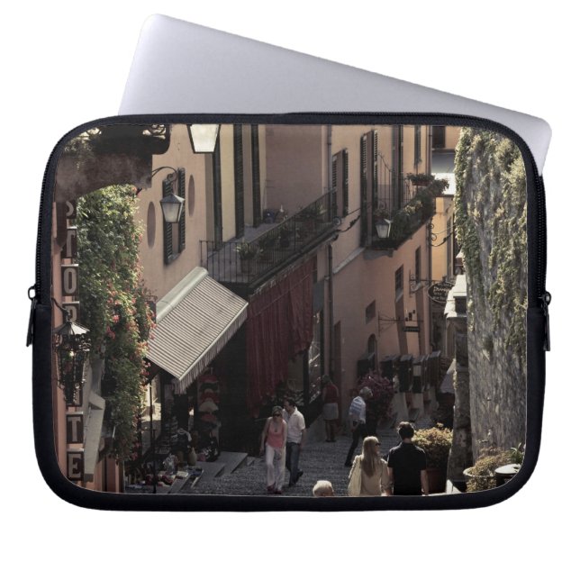 Italien, Provinz Como, Bellagio. Salita 2 Laptopschutzhülle (Vorderseite)