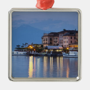 Italien, Provinz Como, Bellagio. Stadtansicht, Silbernes Ornament