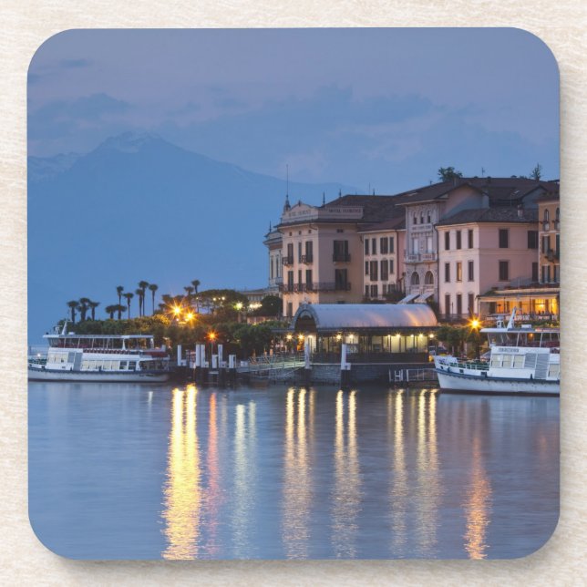 Italien, Provinz Como, Bellagio. Stadtsicht, Untersetzer (Vorderseite)