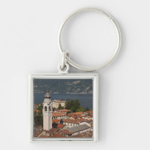 Italien, Provinz Como, Menaggio. Stadtansicht und  Schlüsselanhänger