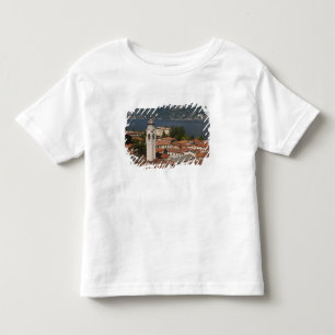 Italien, Provinz Como, Menaggio. Stadtblick und 2 Kleinkind T-shirt