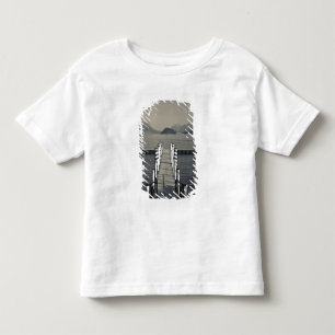 Italien, Provinz Como, Tremezzo. Seebrücke. Kleinkind T-shirt