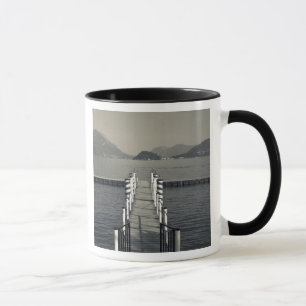 Italien, Provinz Como, Tremezzo. Seebrücke. Tasse